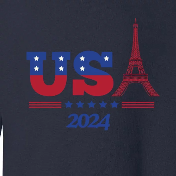 Team Us 2024 Paris Sport Games Toddler Sweatshirt