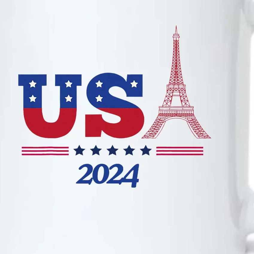 T.E.A.M U.S.A 2024 Paris Sport Games Black Color Changing Mug