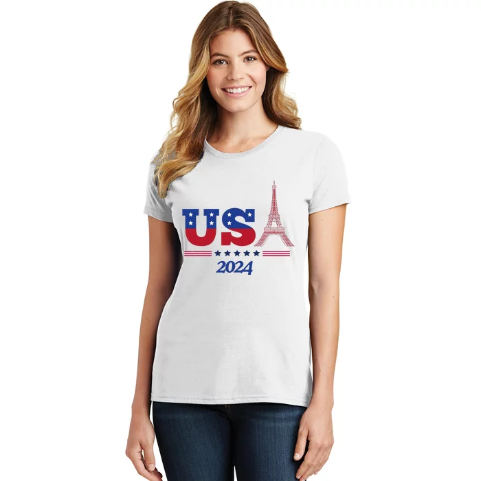 T.E.A.M U.S.A 2024 Paris Sport Games Women's T-Shirt