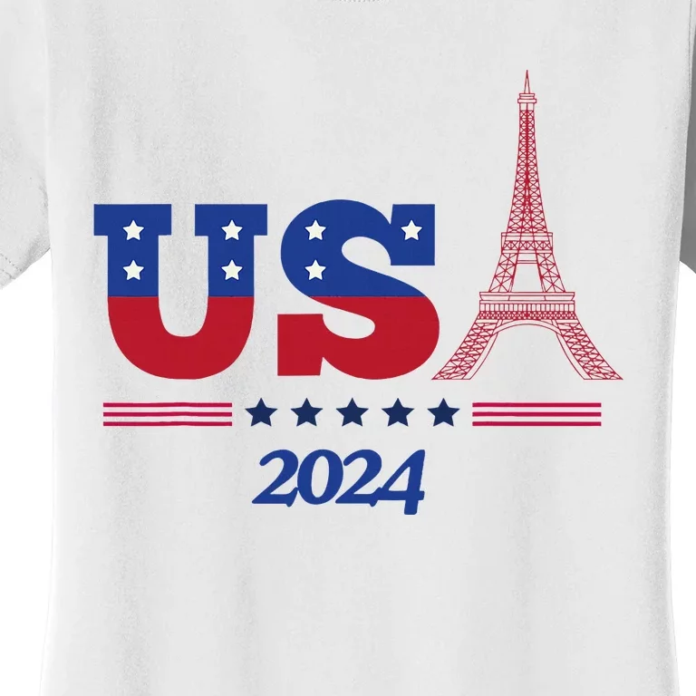 T.E.A.M U.S.A 2024 Paris Sport Games Women's T-Shirt