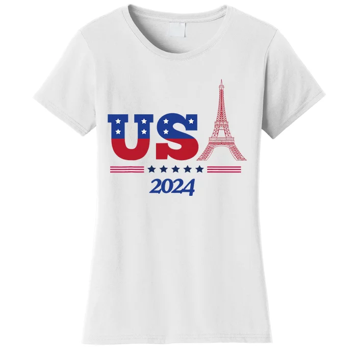 T.E.A.M U.S.A 2024 Paris Sport Games Women's T-Shirt