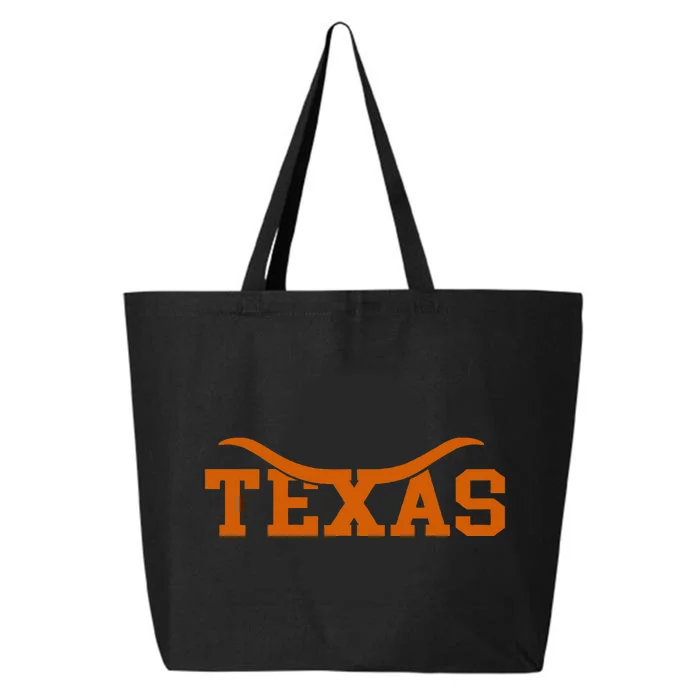 Texas Usa Bull American Font 25L Jumbo Tote