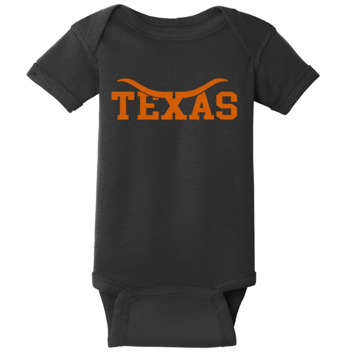 Texas Usa Bull American Baby Bodysuit