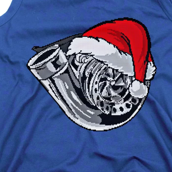 Turbo Ugly Christmas Car Enthusiast Racing Drifting Matching Cute Gift Tank Top