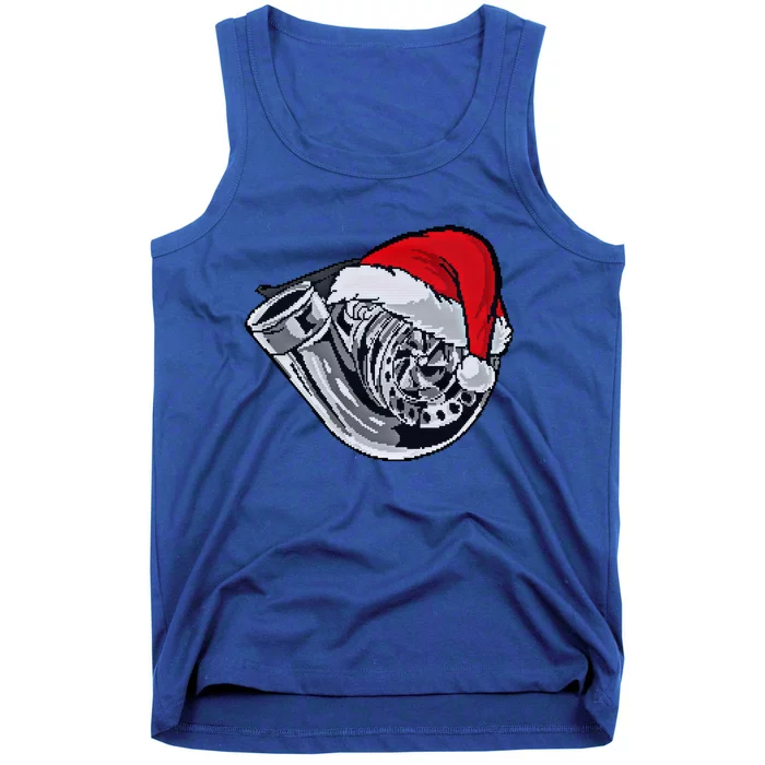 Turbo Ugly Christmas Car Enthusiast Racing Drifting Matching Cute Gift Tank Top