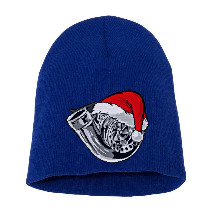 Turbo Ugly Christmas Car Enthusiast Racing Drifting Matching Cute Gift Short Acrylic Beanie