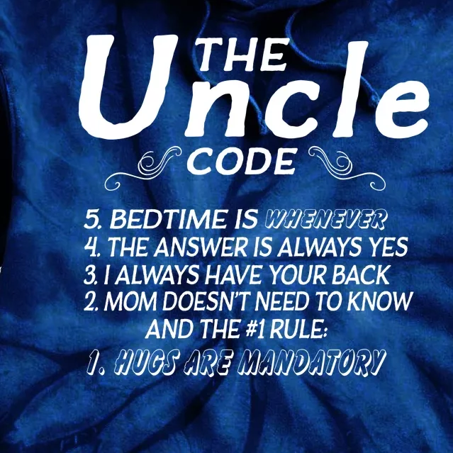 The Uncle Code Tie Dye Hoodie