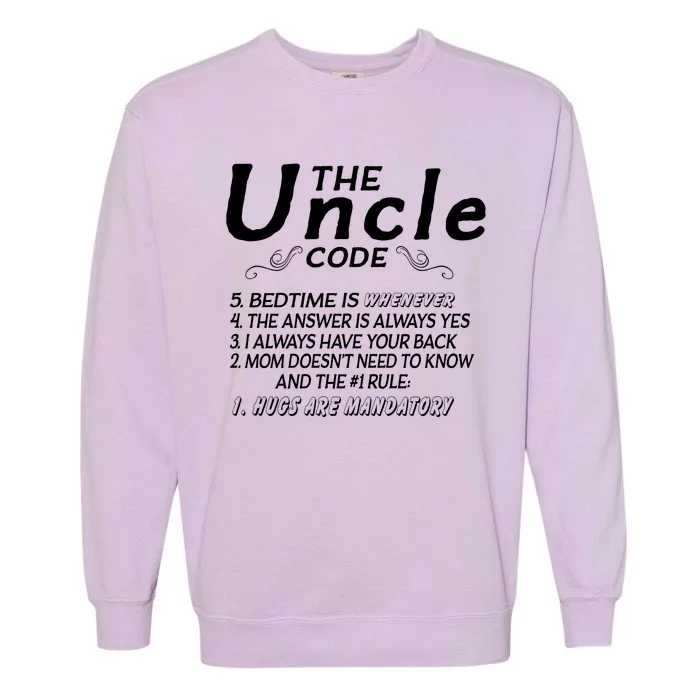 The Uncle Code Garment-Dyed Sweatshirt