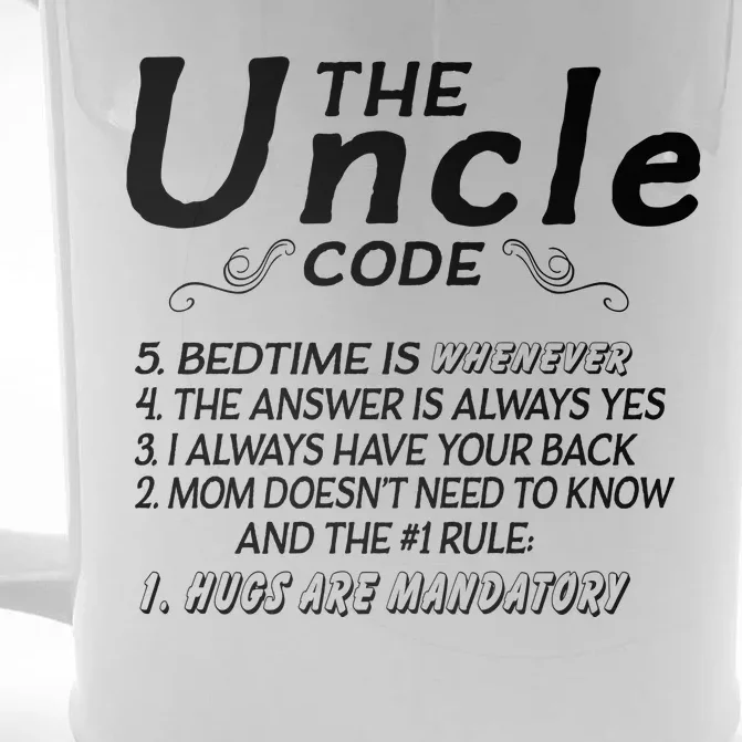 The Uncle Code Front & Back Beer Stein