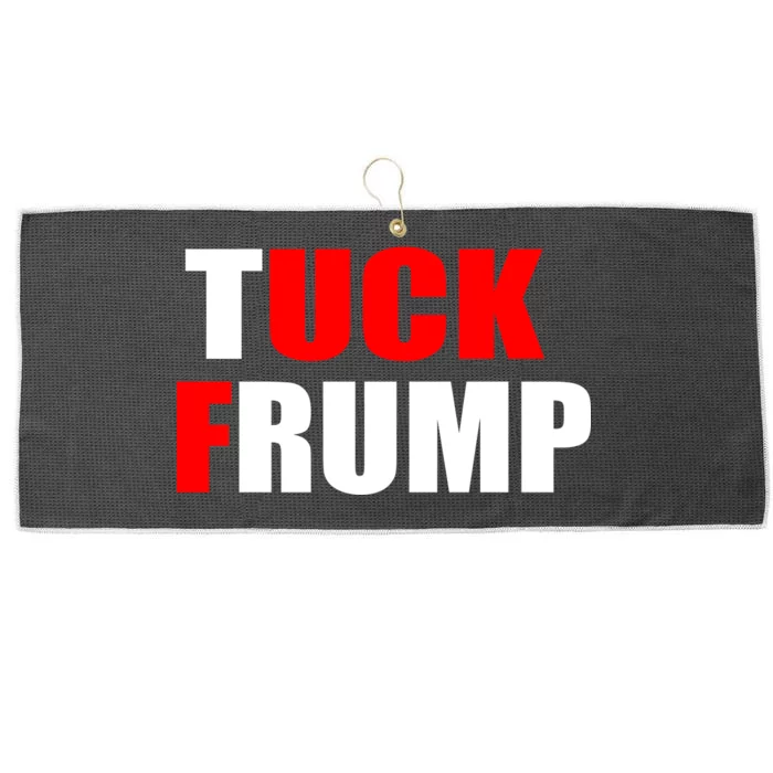 Tuck Frump Anti Trump Large Microfiber Waffle Golf Towel