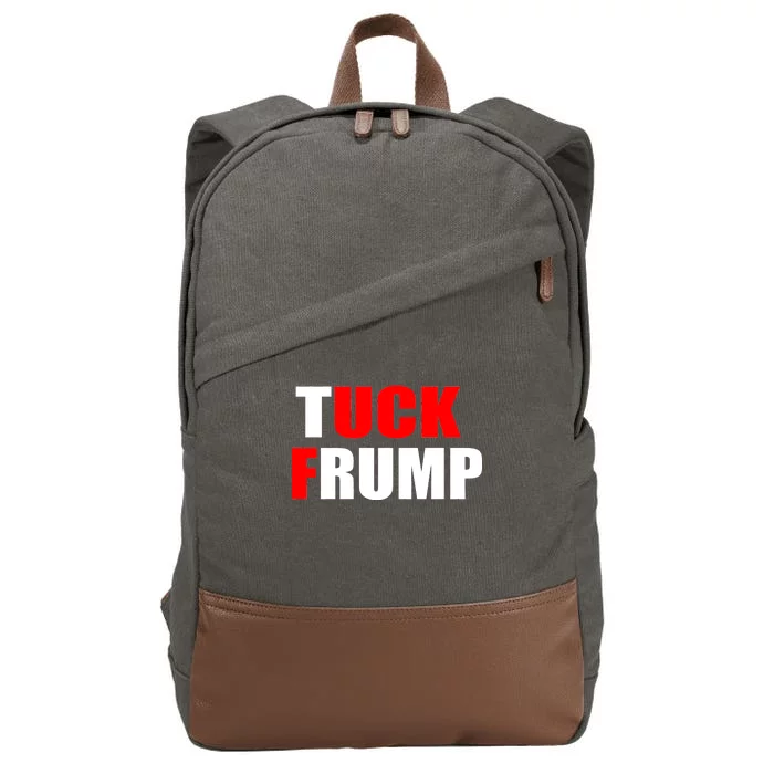 Tuck Frump Anti Trump Cotton Canvas Backpack