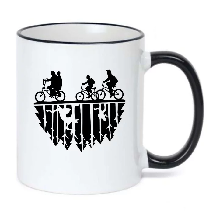 The Upside Down World Black Color Changing Mug