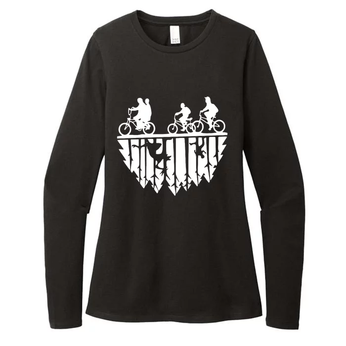 The Upside Down World Womens CVC Long Sleeve Shirt