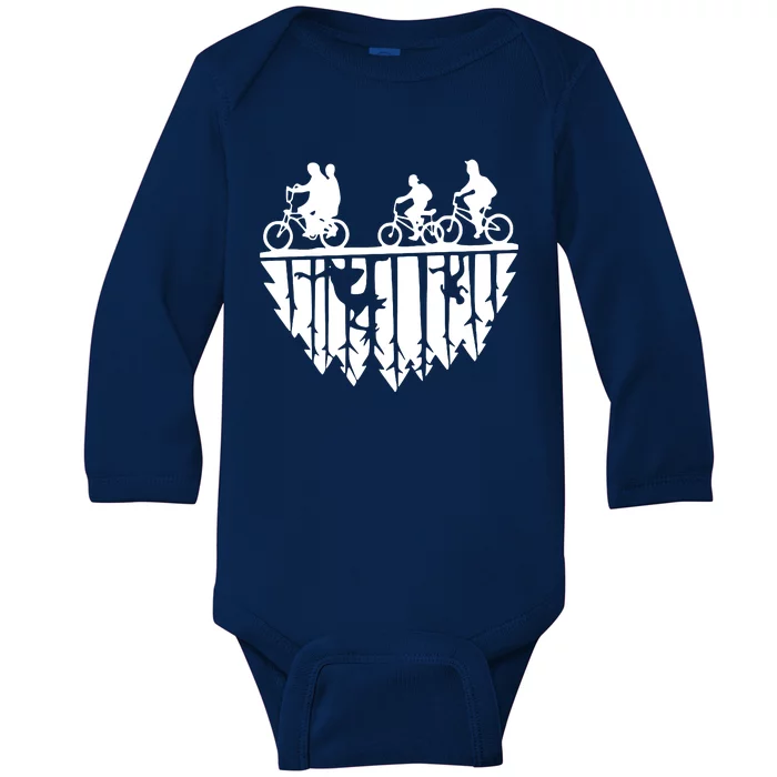 The Upside Down World Baby Long Sleeve Bodysuit