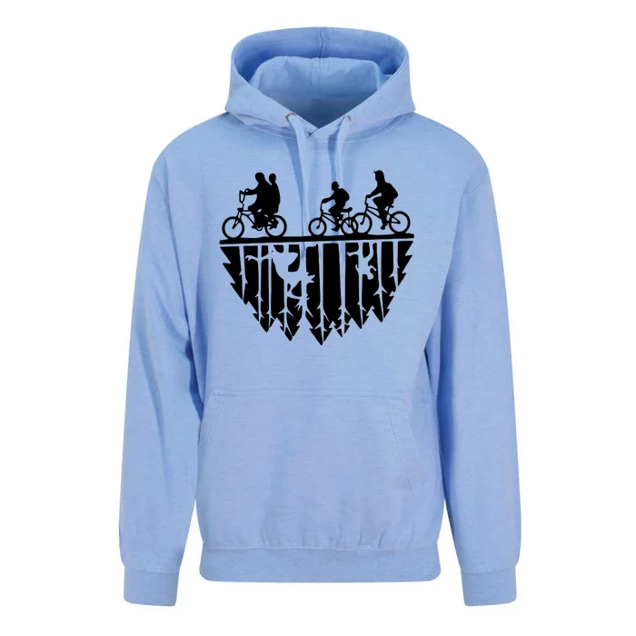 The Upside Down World Unisex Surf Hoodie