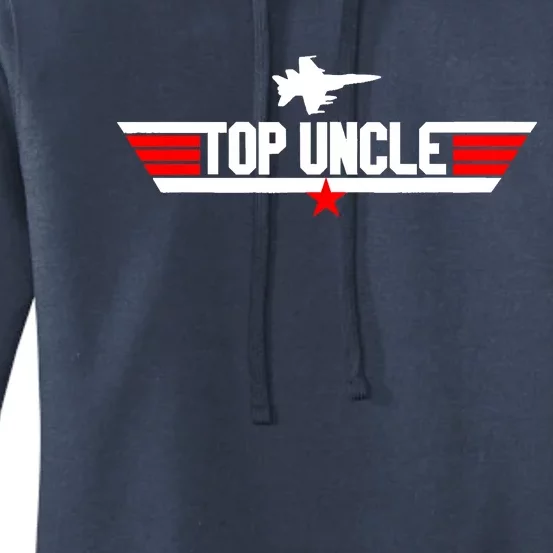 Top Uncle Funny Fathers Day Uncle Gifts Women's Pullover Hoodie