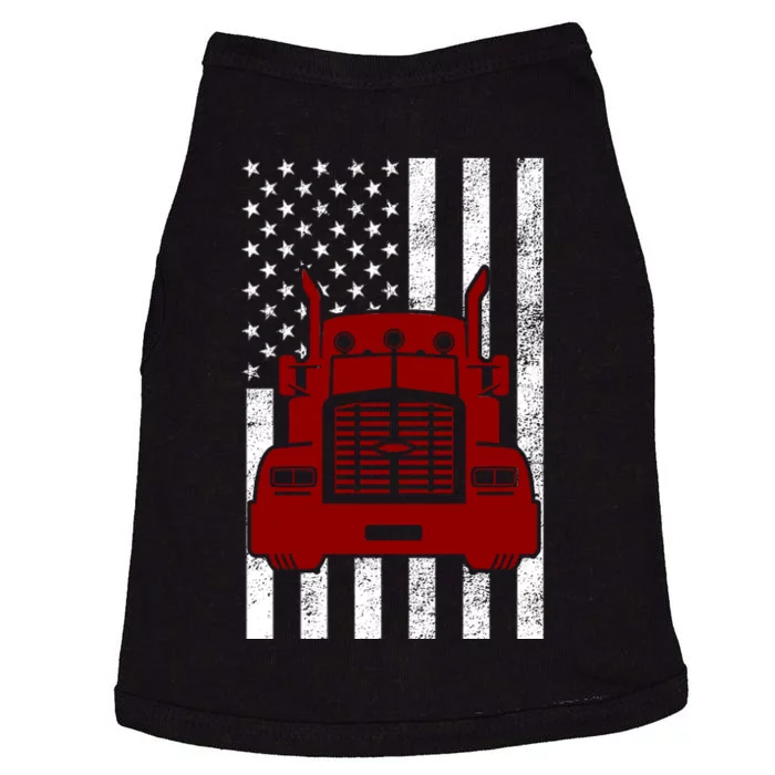 American Trucker USA Flag Doggie Tank