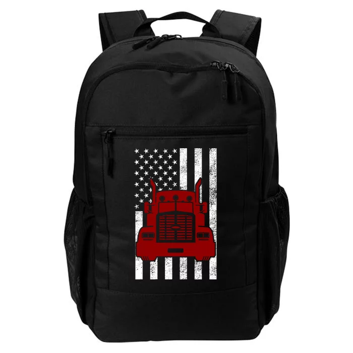 American Trucker USA Flag Daily Commute Backpack