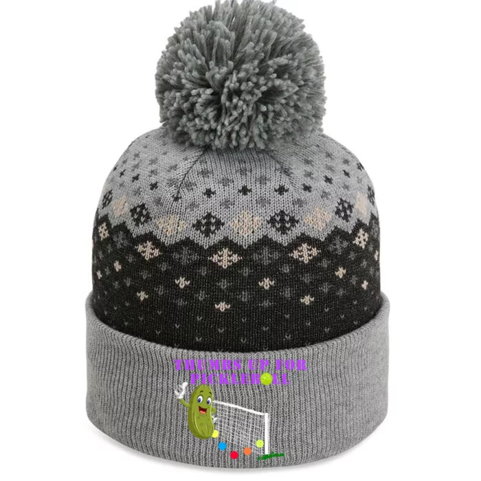 Thumbs Up For Pickleball! Gift The Baniff Cuffed Pom Beanie