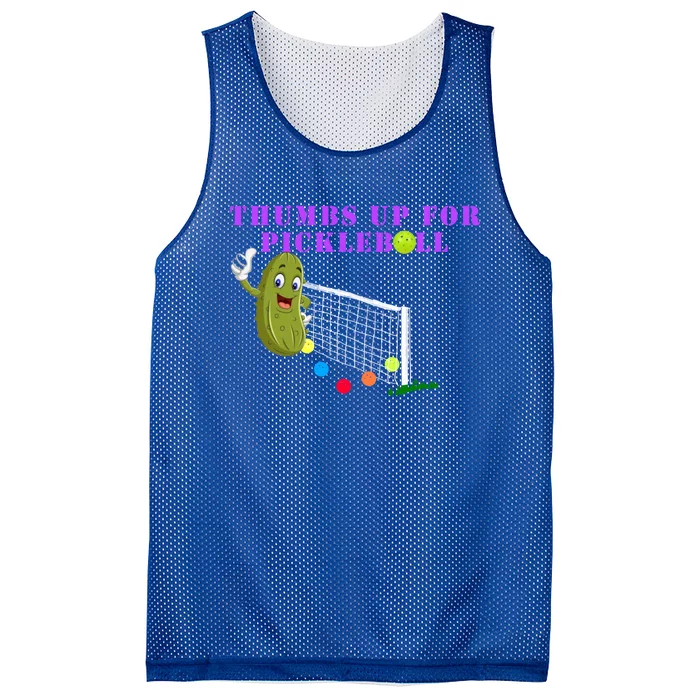 Thumbs Up For Pickleball! Gift Mesh Reversible Basketball Jersey Tank