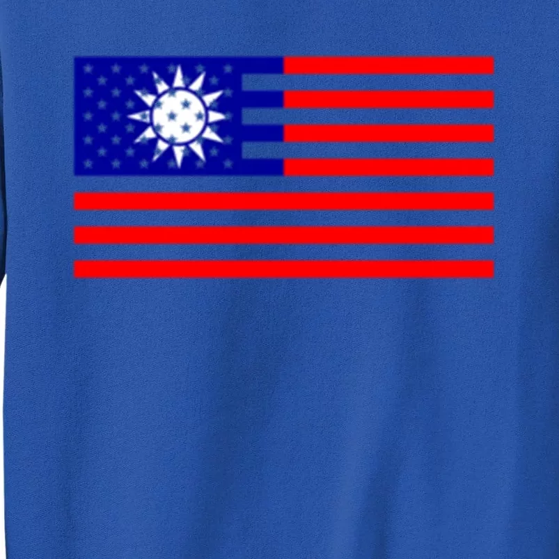 Taiwan Usa Flag Taiwanese American Citizen Nationality Gift Tall Sweatshirt