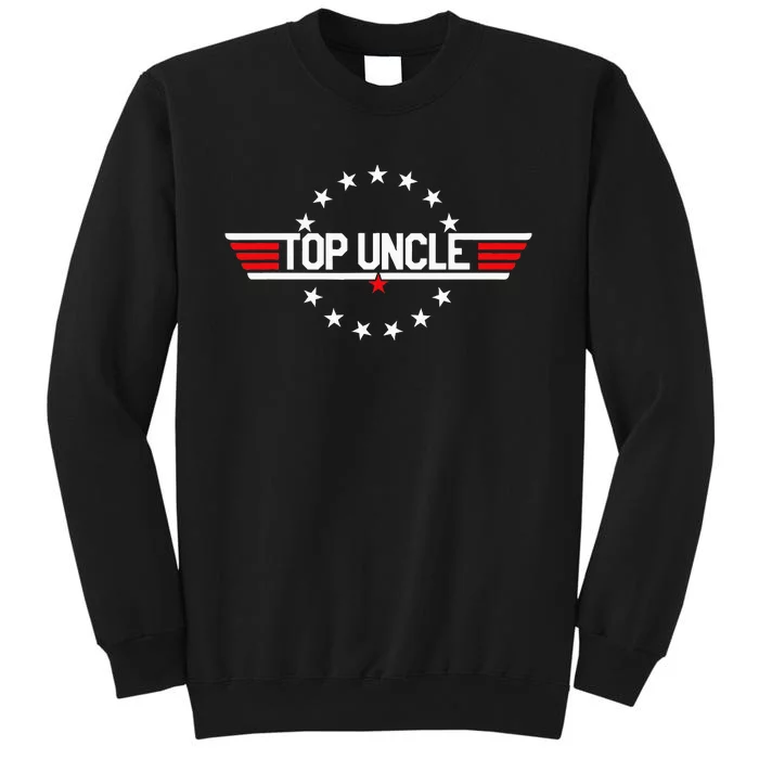 Top Uncle Funny Vintage 80s 80S Uncle FatherS Day Sweatshirt