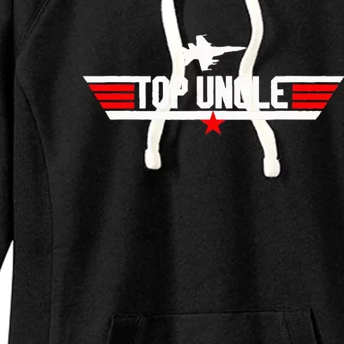 Top Uncle Funny Father's Day Uncle Gifts Women's Fleece Hoodie