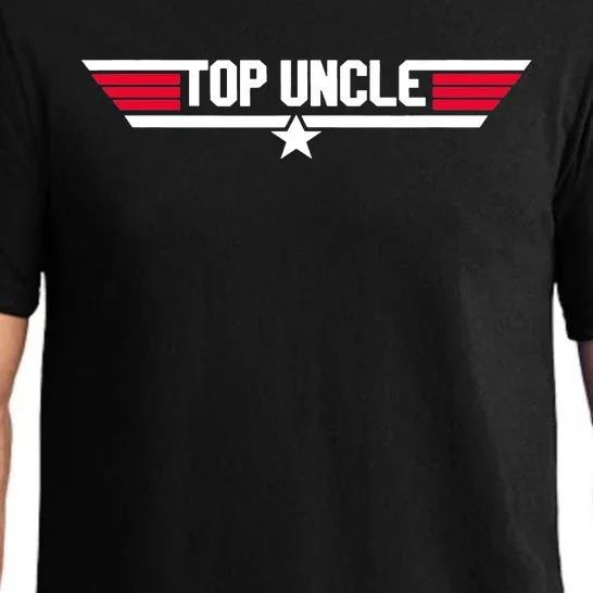 Top Uncle Funny Uncle 80s FatherS Day Pajama Set