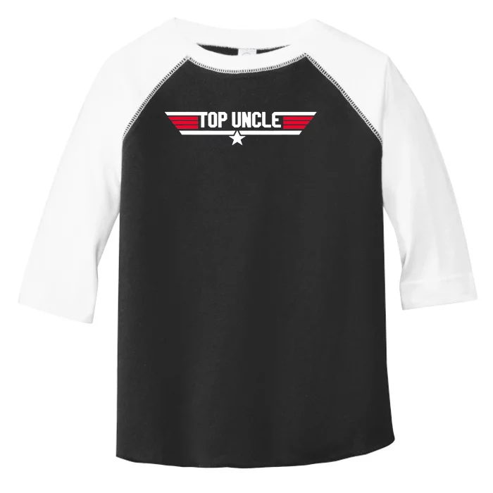 Top Uncle Funny Uncle 80s FatherS Day Toddler Fine Jersey T-Shirt