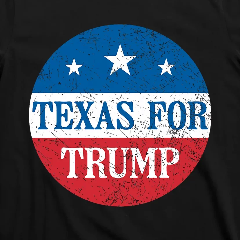 Texas Usa Flag Vote For Donald Pro Trump Republican T-Shirt