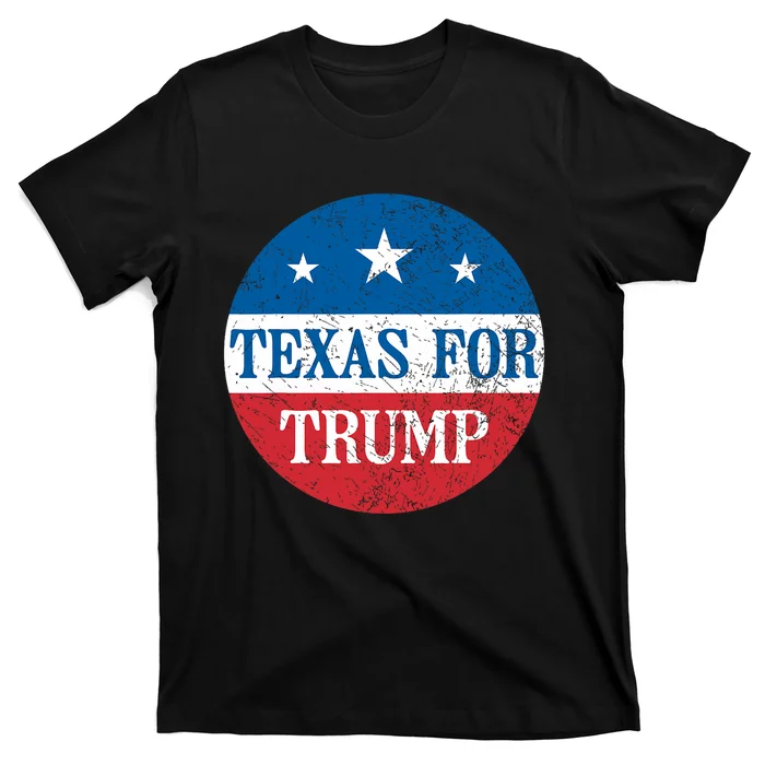 Texas Usa Flag Vote For Donald Pro Trump Republican T-Shirt