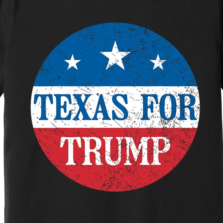 Texas Usa Flag Vote For Donald Pro Trump Republican Premium T-Shirt