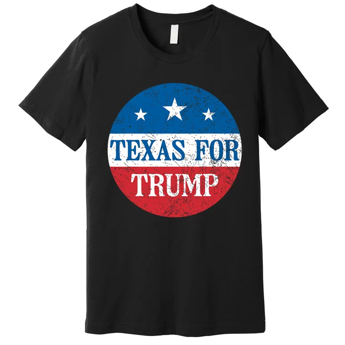 Texas Usa Flag Vote For Donald Pro Trump Republican Premium T-Shirt