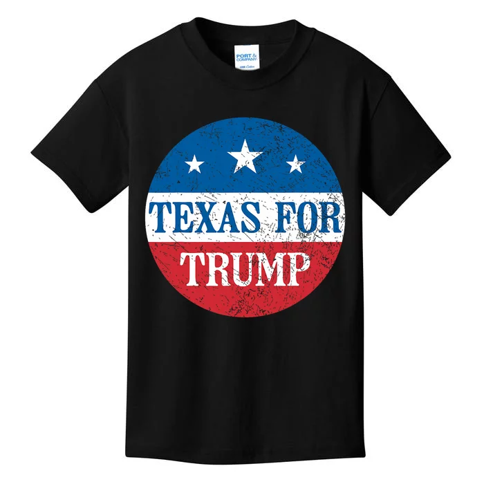 Texas Usa Flag Vote For Donald Pro Trump Republican Kids T-Shirt