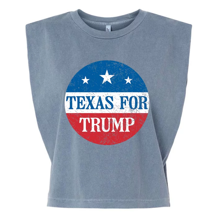 Texas Usa Flag Vote For Donald Pro Trump Republican Garment-Dyed Women's Muscle Tee