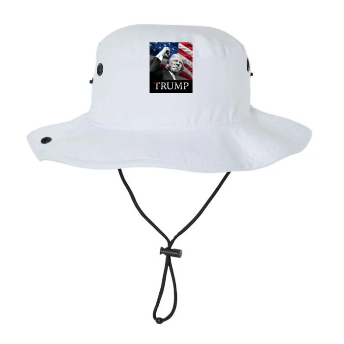 Trump Us Flag Donald Trump Election Rally Shooting 2024 Legacy Cool Fit Booney Bucket Hat