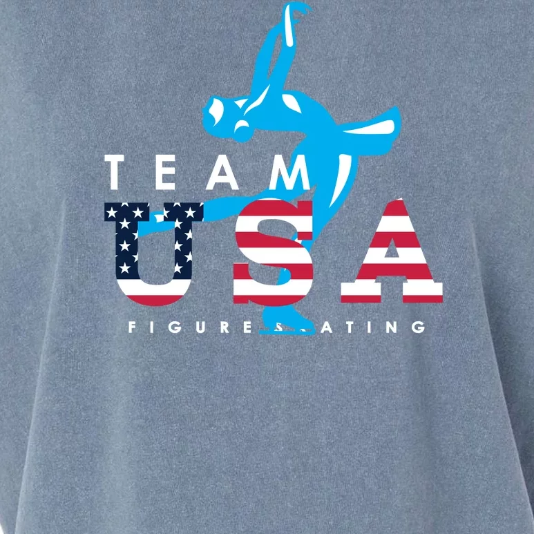 TEAM USA Figure Skating WInter Games Garment-Dyed Women's Muscle Tee