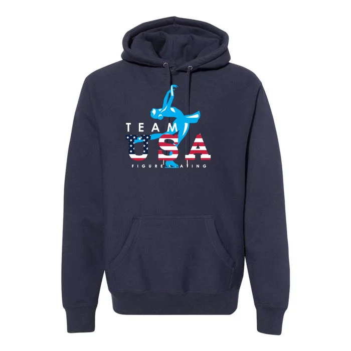 TEAM USA Figure Skating WInter Games Premium Hoodie