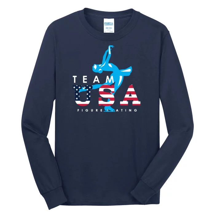 TEAM USA Figure Skating WInter Games Tall Long Sleeve T-Shirt