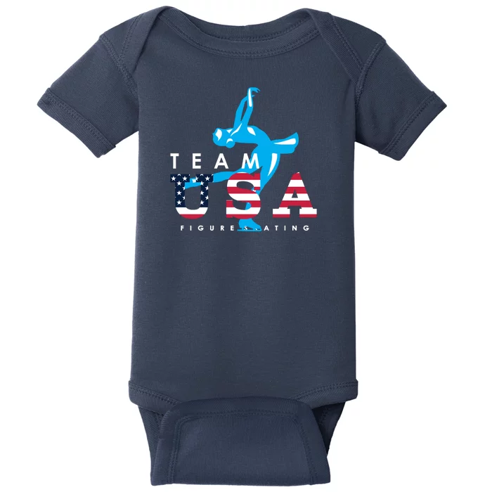 TEAM USA Figure Skating WInter Games Baby Bodysuit