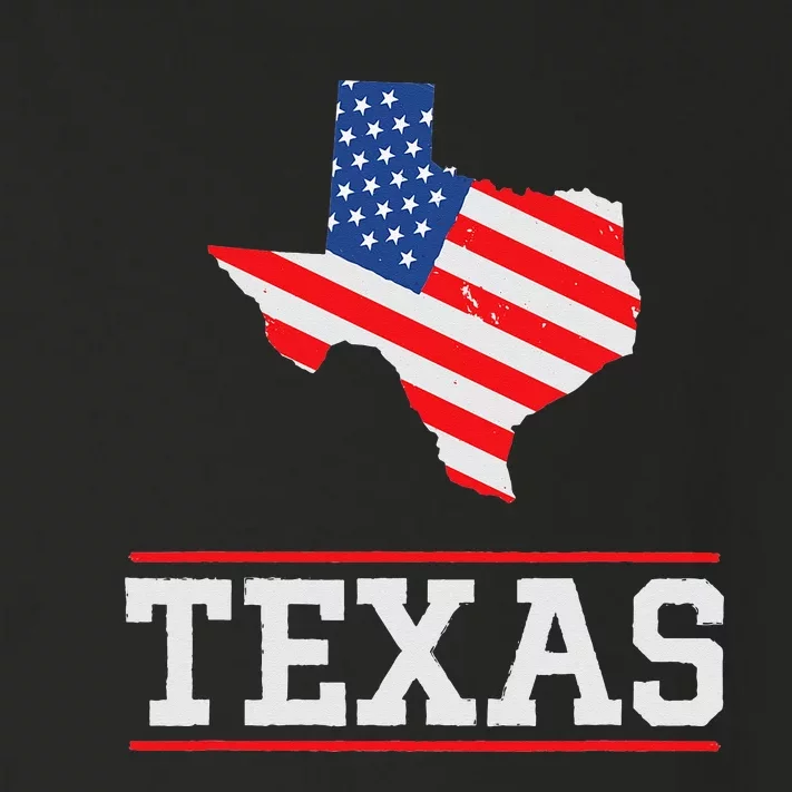 Texas US Flag - US State Texas Silhouette Texas Souvenir Toddler Long Sleeve Shirt