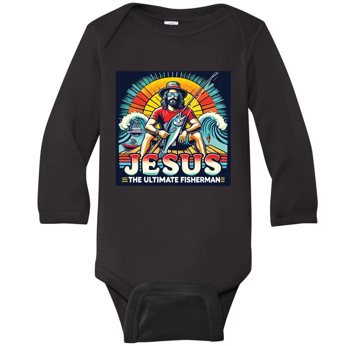 The Ultimate Fisherman Baby Long Sleeve Bodysuit