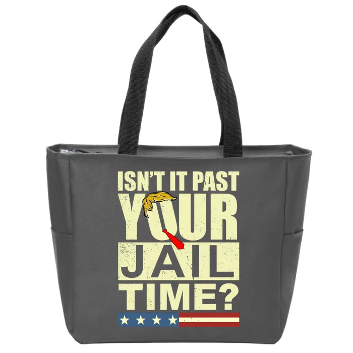 Trump Usa Isn’T It Past Your Jail Time Vintage Zip Tote Bag