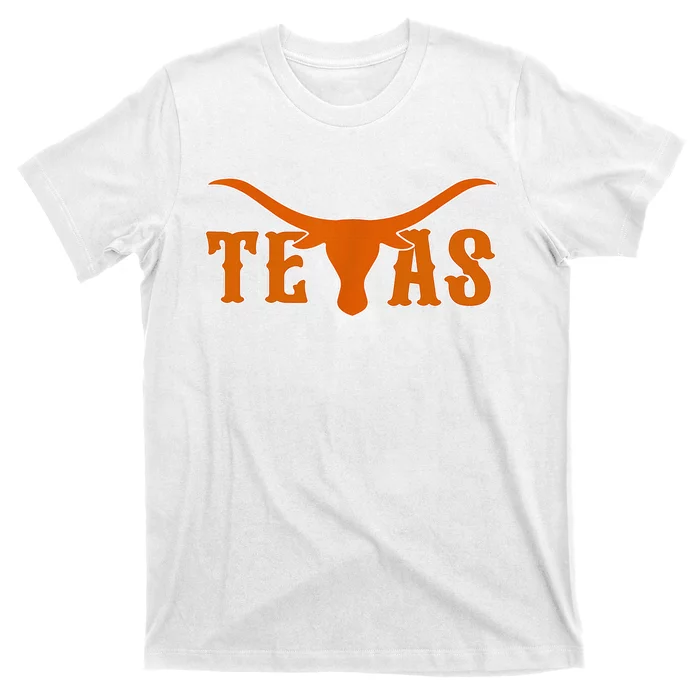 Texas Usa Longhorn Austin Pride Bull American T-Shirt