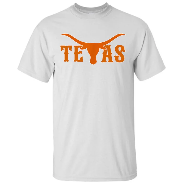 Texas Usa Longhorn Austin Pride Bull American Tall T-Shirt