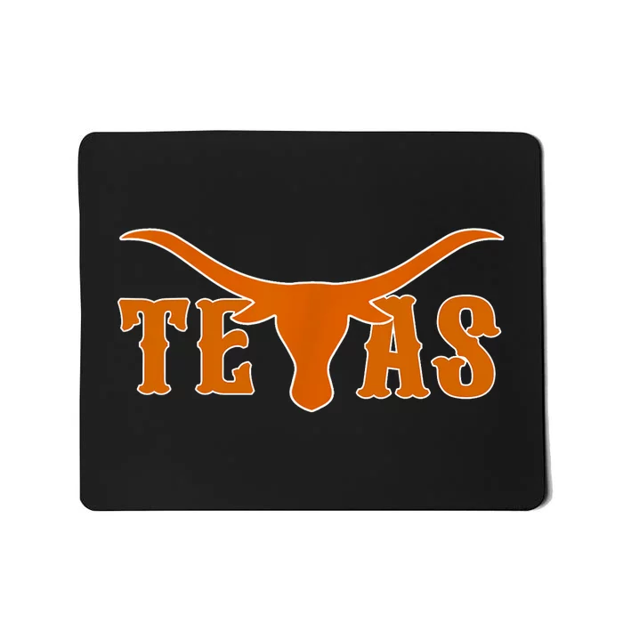 Texas Usa Longhorn Austin Pride Bull American Mousepad