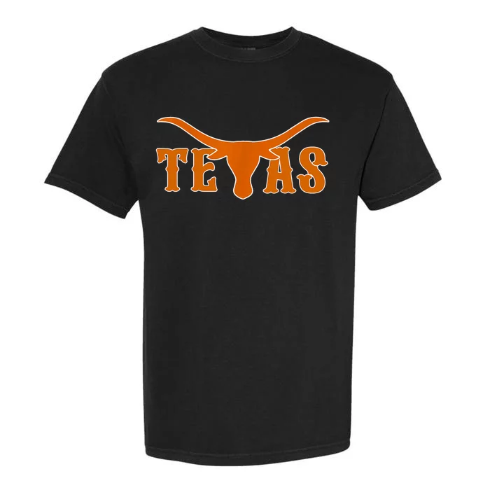 Texas Usa Longhorn Austin Pride Bull American Garment-Dyed Heavyweight T-Shirt