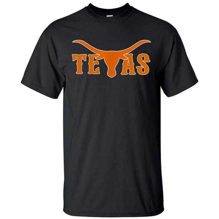 Texas Usa Longhorn Austin Pride Bull American Tall T-Shirt