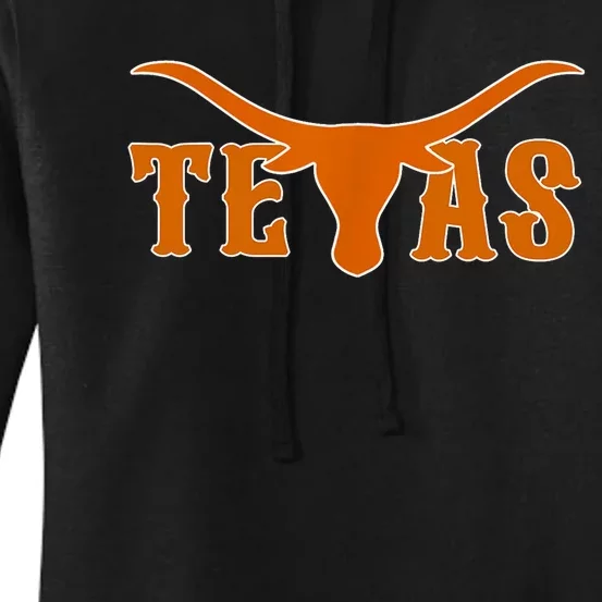 Texas Usa Longhorn Austin Pride Bull American Women's Pullover Hoodie