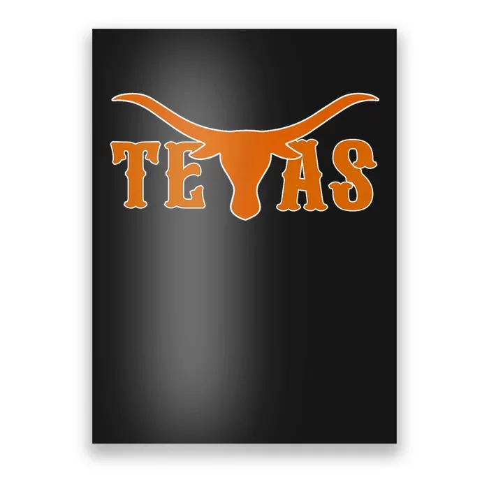 Texas Usa Longhorn Austin Pride Bull American Poster